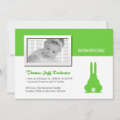 Aankondiging Green Bunny Birth (Voorkant)