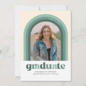 Aankondiging Groen Afstuderen Retro Arch (Voorkant)