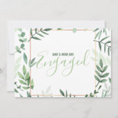 Aankondiging groene bladeren (Voorkant)