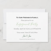 Aankondiging groene bladeren (Achterkant)