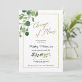 Aankondiging groene verandering van plannen (Staand voorkant)