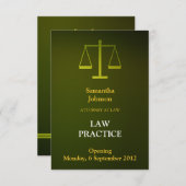 Aankondiging groene wetspraktijk voor legant (Voorkant / Achterkant)