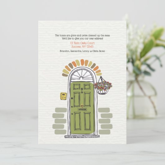 Aankondiging groenportier (Staand voorkant)