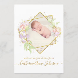 Aankondiging grootouder Baby Girl
