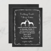 Aankondiging grote dans bruiloft (Voorkant / Achterkant)