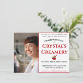 Aankondiging grote opening (Staand voorkant)