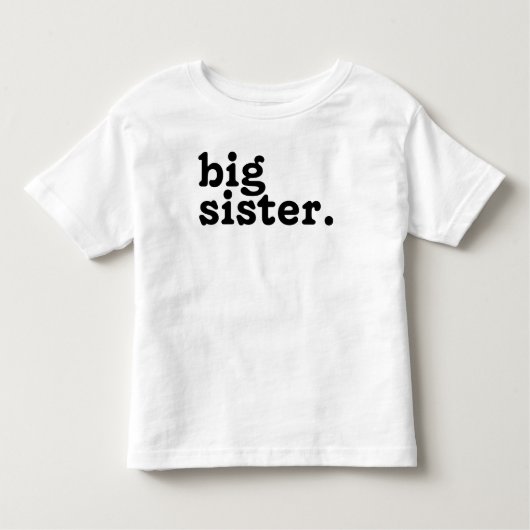 Aankondiging grote zus, bevorderd tot grote zus kinder shirts (Voorkant)