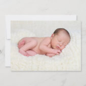 Aankondiging Hallo foto's Modern Bold (Achterkant)