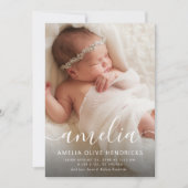 Aankondiging handtekenscript Fotogeboorte (Voorkant)