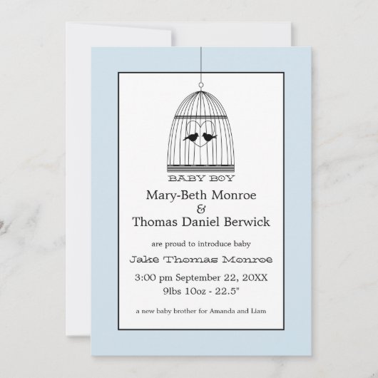 Aankondiging  hartinfanter (Voorkant)