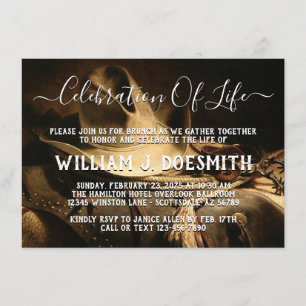 Aankondiging Herdenkingsdienst Rustieke Cowboy Din