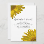 Aankondiging homozonnebloem-huwelijk (Voorkant)