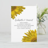 Aankondiging homozonnebloem-huwelijk (Staand voorkant)