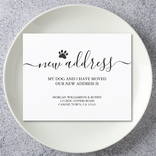 Aankondiging hondenverhuizing