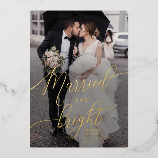 Aankondiging huwelijk huwelijk en feestdag (Voorkant)