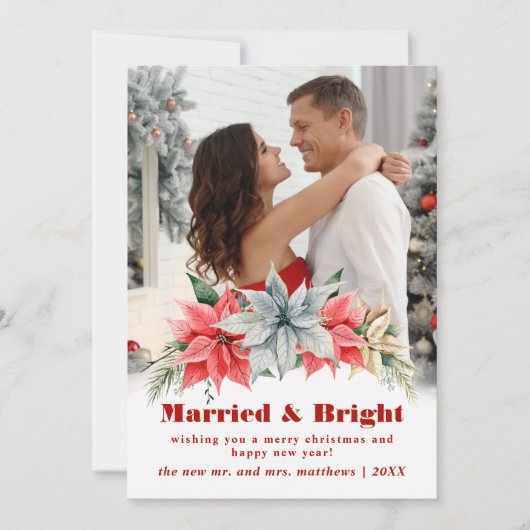 Aankondiging huwelijk huwelijk en feestdag (Voorkant)