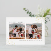 Aankondiging huwelijk huwelijk Folie huwelijk huwe (Staand Voorkant)