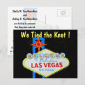 Aankondiging huwelijk Las Vegas (Voorkant / Achterkant)