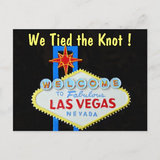 Aankondiging huwelijk Las Vegas (Voorkant)