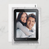 Aankondiging huwelijksdatum briefkaart (Voorkant / Achterkant)