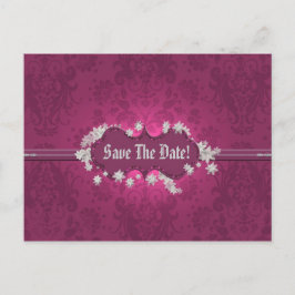 Aankondiging huwelijksdatum briefkaart