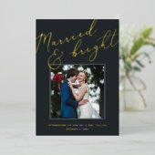 Aankondiging huwelijksfeest en feestelijke Folie (Staand Voorkant)