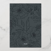 Aankondiging huwelijksfeest en feestelijke Folie (Achterkant)