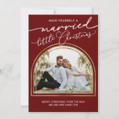 Aankondiging huwelijkskerstfeest (Voorkant)