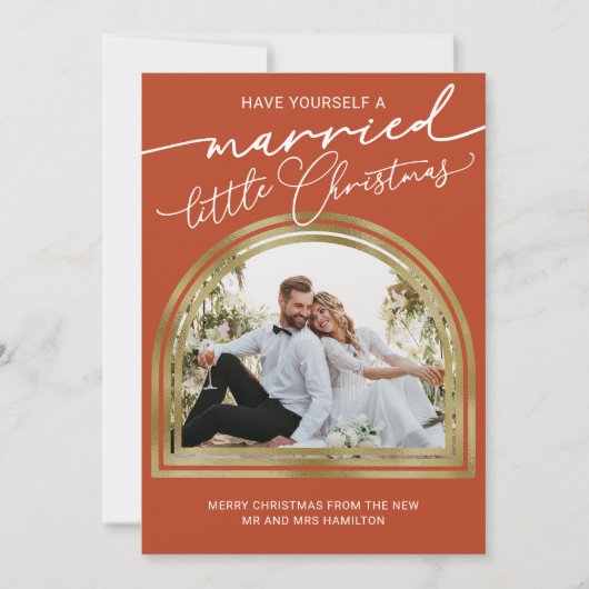 Aankondiging huwelijkskerstfeest (Voorkant)