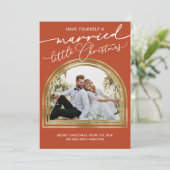 Aankondiging huwelijkskerstfeest (Staand voorkant)
