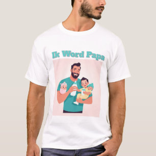 Aankondiging Ik Word Papa - Stoer Zwangerschap Des T-shirt