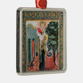 Aankondiging in de fontein metalen ornament (Rechts)