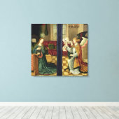 Aankondiging in Keulen Canvas Afdruk (Insitu (Houten vloer))