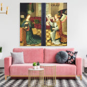 Aankondiging in Keulen Canvas Afdruk (Insitu (Woonkamer))