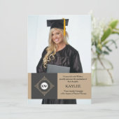 Aankondiging Initiaal Foto Afstuderen (Staand voorkant)