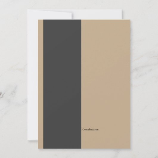 Aankondiging Initiaal Foto Afstuderen (Achterkant)