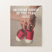 Aankondiging inkomende rookie foto zwangerschap