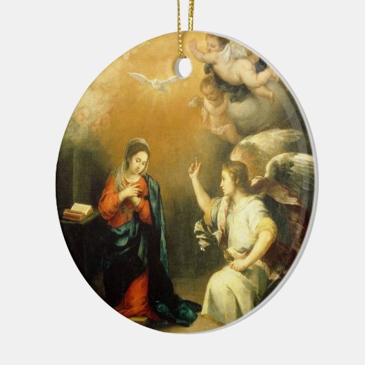  aankondiging keramisch ornament (Links)