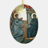 Aankondiging Keramisch Ornament (Achterkant)