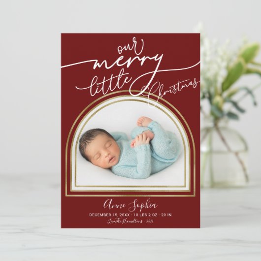 Aankondiging kerstfeest Lijst (Staand voorkant)