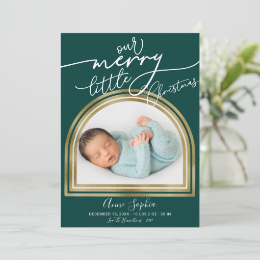 Aankondiging kerstfeest Lijst (Staand voorkant)