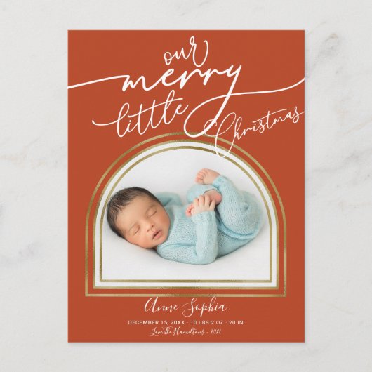 Aankondiging kerstfeest Lijst (Voorkant)