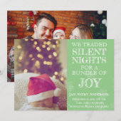 Aankondiging kerstfoto Baby (Voorkant / Achterkant)