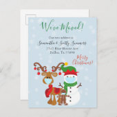 Aankondiging kerstvakantie verhuizen 2020 (Voorkant / Achterkant)