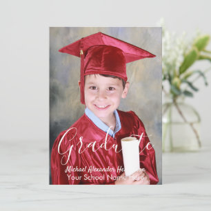 Aankondiging Kinder foto Afstuderen