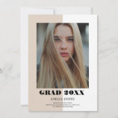 Aankondiging kleurblok Modern Afstuderen (Voorkant)