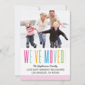 Aankondiging kleurrijke en heldere fotobewegende f (Voorkant)