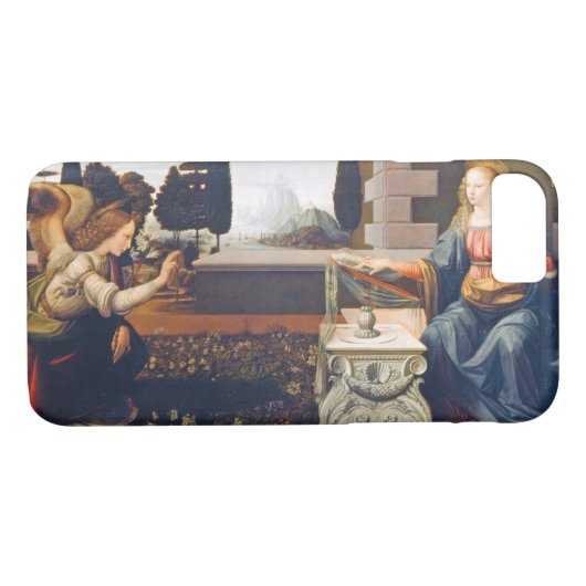 Aankondiging Leonardo da Vinci, 1472-1473 Case-Mate iPhone Case (Achterkant (Horizontaal))
