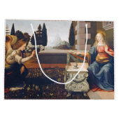 Aankondiging Leonardo da Vinci, 1472-1473 Groot Cadeauzakje (Achterkant)