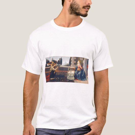Aankondiging Leonardo da Vinci, 1472-1473 T-shirt (Voorkant)